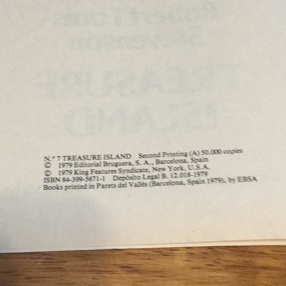 Vtg 1979 Treasure Island Comic Book -King Classics - Picture 3 of 8